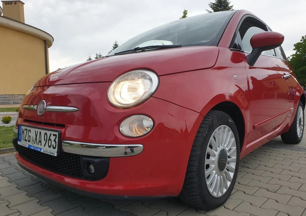 Fiat 500 cena 21900 przebieg: 110759, rok produkcji 2010 z Rzeszów małe 742